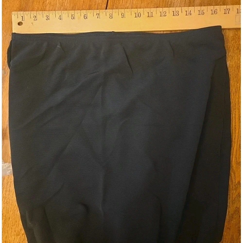 Vintage 90s Giorgio Fiorlini‎ Stylish Stretch Black Skirt Large Made In USA Maxi